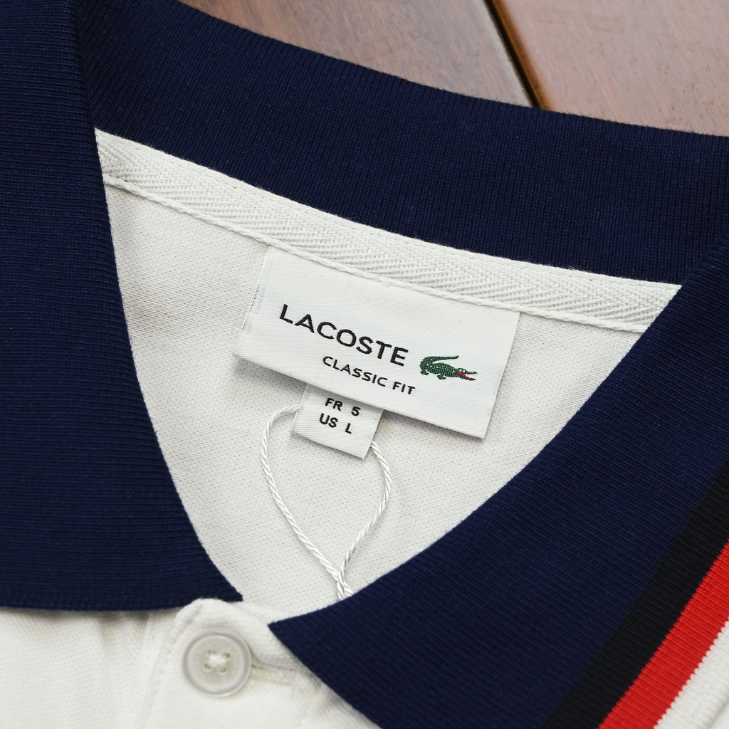 Polo Lacoste Clássica com Tipping