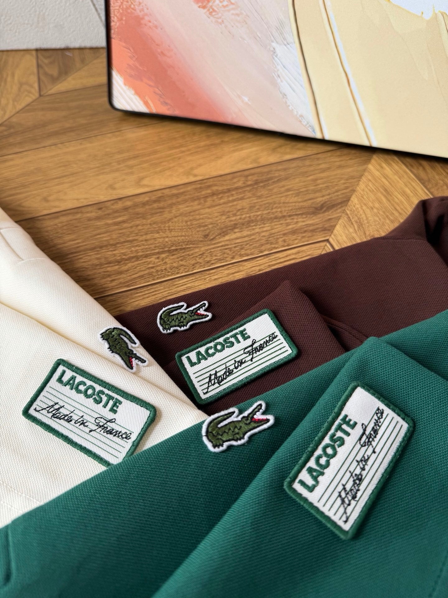 Polo Masculina Classic Fit com Gola Listrada – Made in France