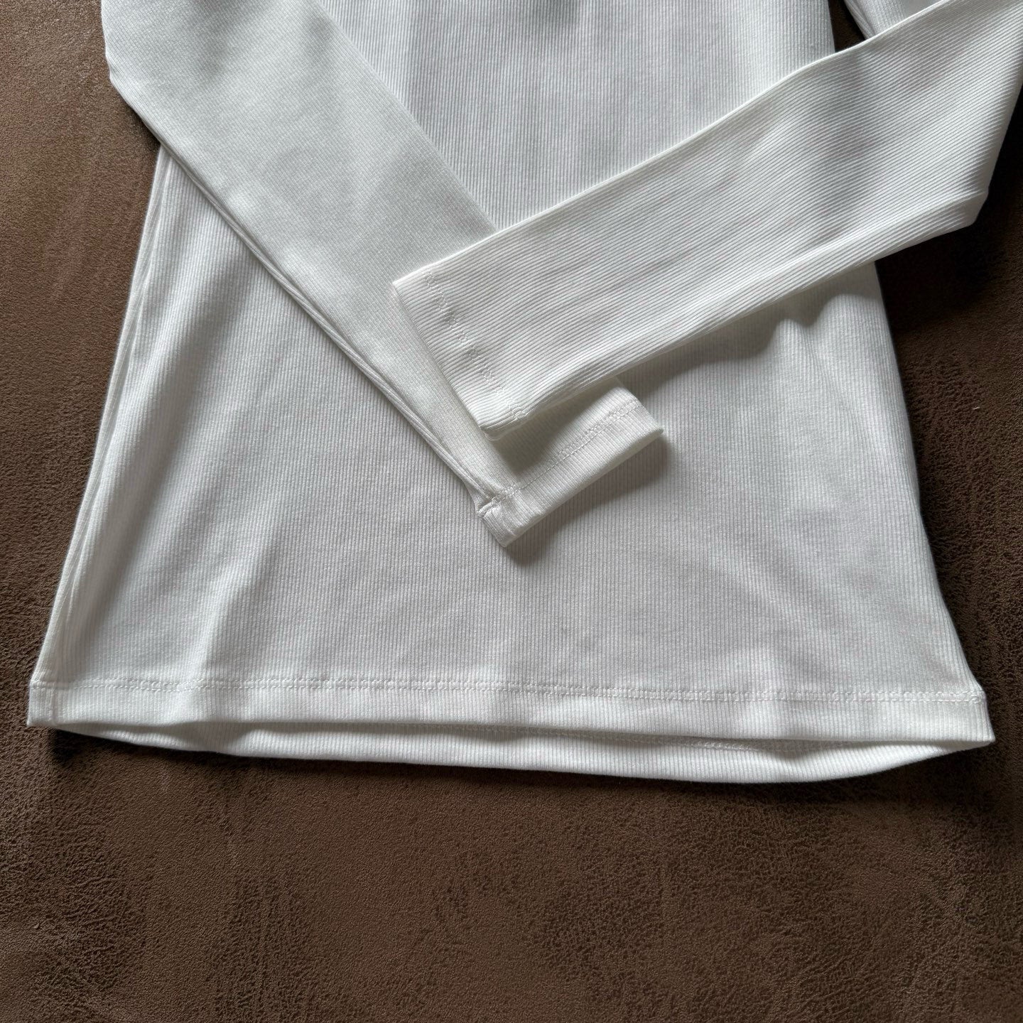 Camisa Polo Lacoste Feminina de manga longa canelada